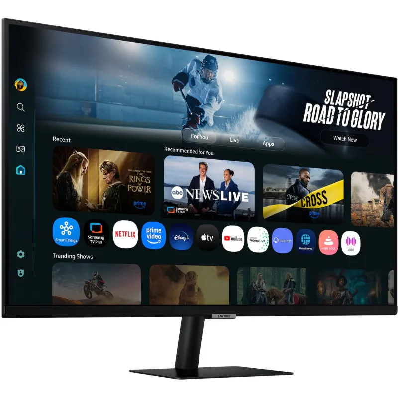 Monitor LED Samsung Smart M7 LS32FM700UUXDU 32", 3840x2160, 4K UHD, 60Hz, VA, HDR10, 16:9, 3000:1, 300 cd/m2, 4ms, 178/178, USB-