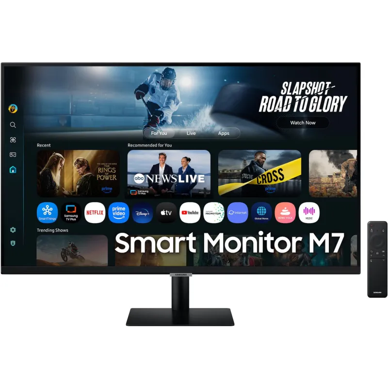 Monitor LED Samsung Smart M7 LS32FM700UUXDU 32", 3840x2160, 4K UHD, 60Hz, VA, HDR10, 16:9, 3000:1, 300 cd/m2, 4ms, 178/178, USB-