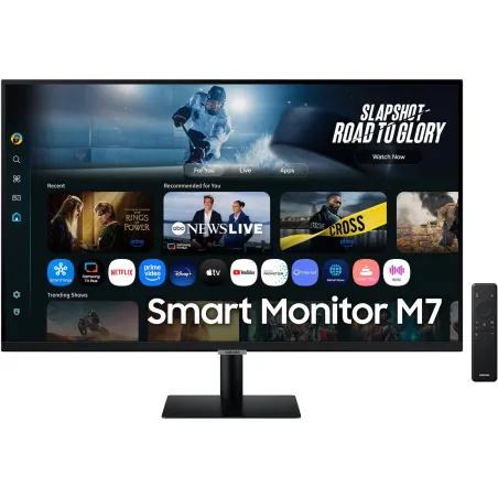Monitor LED Samsung Smart M7 LS32FM700UUXDU 32", 3840x2160, 4K UHD, 60Hz, VA, HDR10, 16:9, 3000:1, 300 cd/m2, 4ms, 178/178, USB-