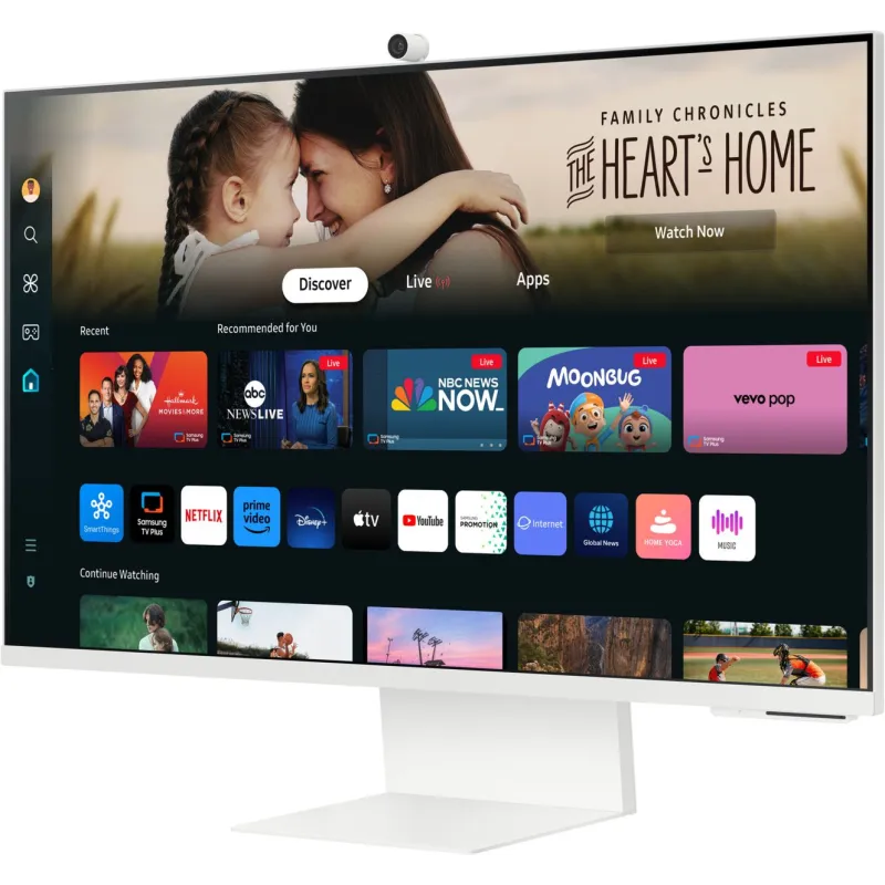 Monitor LED Samsung LS32DM801UUXDU M80D, 32" FLAT 16:9 (3840x2160) VA 60Hz, 400 cd/m2, 3000:1, 4ms, 178/178, 1xDP, 1xHDMI USB-Hu