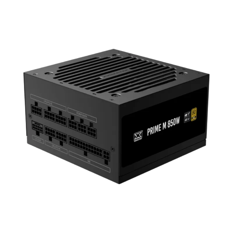 Xigmatek Prime M 850W (80+Gold 230V EU, ATX3.1 & PCI-E 5.1, LLC D2D & APFC, 120mm Fan, Full Modular, EU Cord, Color Box) - 1