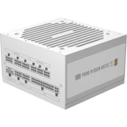 Xigmatek Prime M 850W Arctic (White,80+Gold 230V EU,ATX3.1 & PCI-E 5.1,LLC D2D & APFC,120mm Fan, Full Modular,EU Cord, Color Box