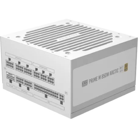 Xigmatek Prime M 850W Arctic (White,80+Gold 230V EU,ATX3.1 & PCI-E 5.1,LLC D2D & APFC,120mm Fan, Full Modular,EU Cord, Color Box