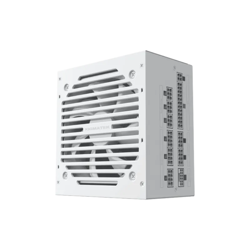 Xigmatek Prime M 850W Arctic (White,80+Gold 230V EU,ATX3.1 & PCI-E 5.1,LLC D2D & APFC,120mm Fan, Full Modular,EU Cord, Color Box