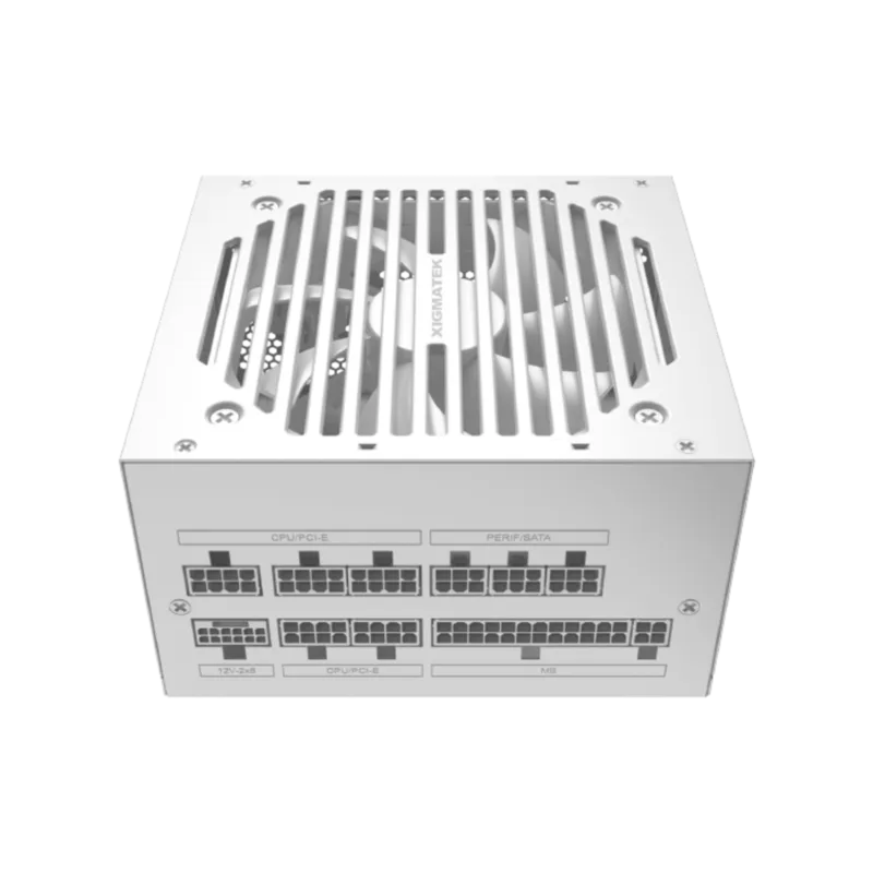 Xigmatek Prime M 850W Arctic (White,80+Gold 230V EU,ATX3.1 & PCI-E 5.1,LLC D2D & APFC,120mm Fan, Full Modular,EU Cord, Color Box