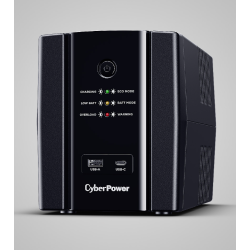CyberPower UPS AVR 2200VA 13200W, Line-Interactive, 4x Schuko, Runtime at 90W min:70, UT2200EG - 1
