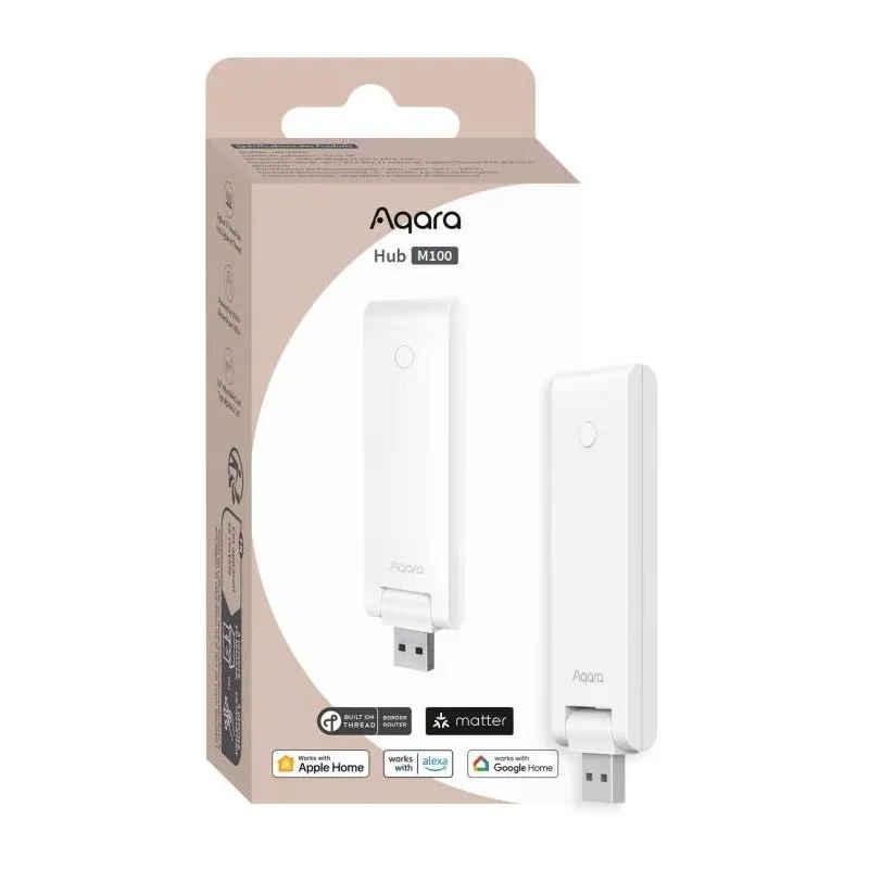Aqara Hub M100. White. Model Number: HM-G02D - 1