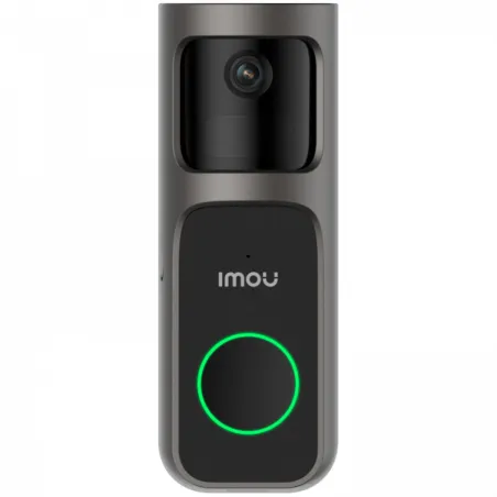 Imou 3MP Wi-Fi Doorbell 2S Kit, 2K QHD, 5000mAh rechargable battery, 125 wide-angle view, night vision 5m, Mic and Speaker, 8x D