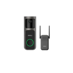 Imou 3MP Wi-Fi Doorbell 2S Kit, 2K QHD, 5000mAh rechargable battery, 125 wide-angle view, night vision 5m, Mic and Speaker, 8x D