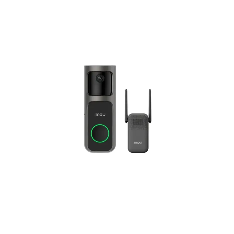 Imou 3MP Wi-Fi Doorbell 2S Kit, 2K QHD, 5000mAh rechargable battery, 125 wide-angle view, night vision 5m, Mic and Speaker, 8x D