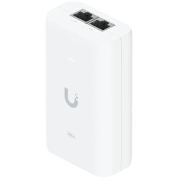 UBIQUITI PoE++ Adapter Delivers up to 60W of PoE++ Surge, peak pulse, and overcurrent protection Contains RJ45 data input, AC ca