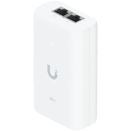 UBIQUITI PoE++ Adapter Delivers up to 60W of PoE++ Surge, peak pulse, and overcurrent protection Contains RJ45 data input, AC ca