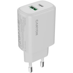 CANYON charger OnCharge 250 25W 1xPD 1xQC EU White - 1