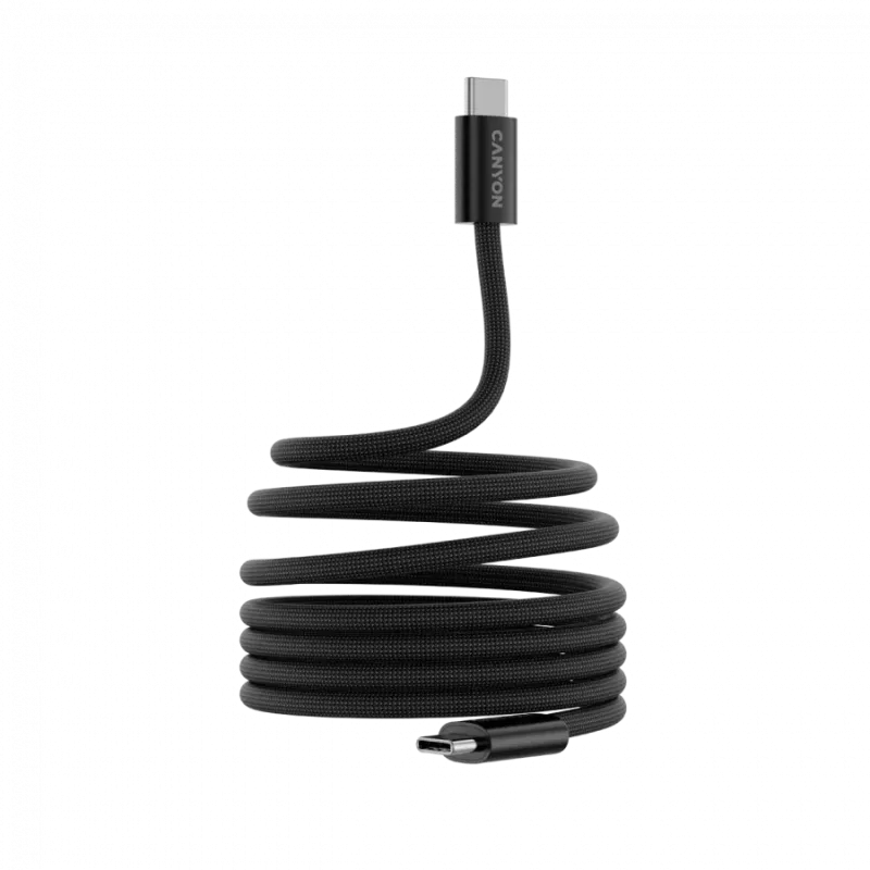 CANYON cable OnWire 60MG C-C 60W Magnet Braided 1m Black - 1