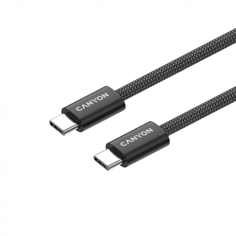 CANYON cable OnWire 60MG C-C 60W Magnet Braided 1m Black - 1