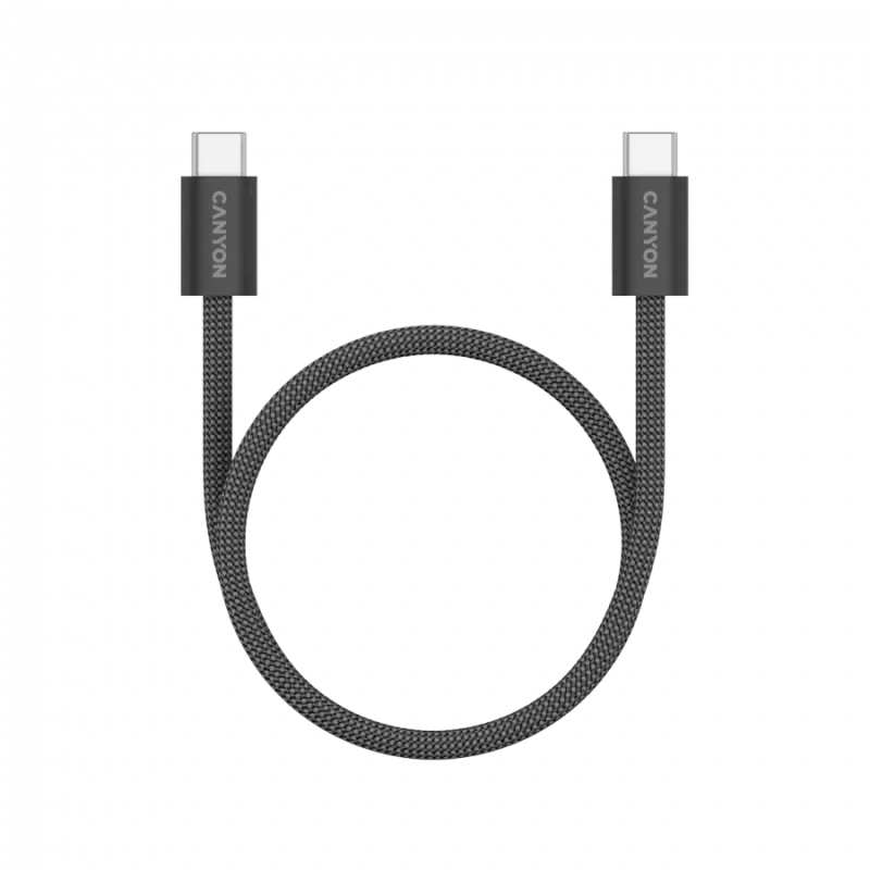 CANYON cable OnWire 60MG C-C 60W Magnet Braided 1m Black - 1