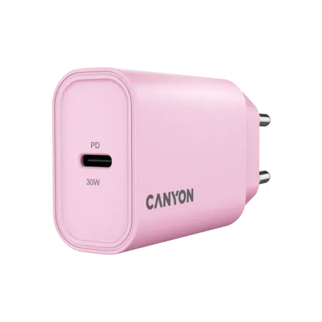 CANYON charger OnCharge 30CL Max Power 30W 1xPD EU Pink - 1