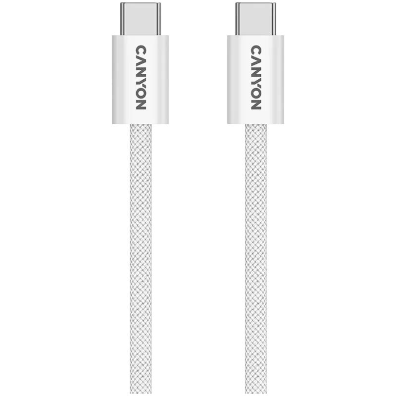 CANYON cable OnWire 60MG C-C 60W Magnet Braided 1m White - 1