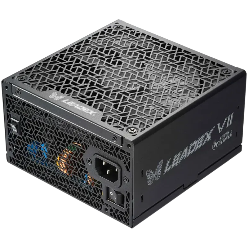 Super Flower Leadex VII XG 1300W ATX 3.0, 80 Plus Gold, Fully Modular, 12VHPWR Cable included, Compact 150mm Size, 140mm F.D.B P