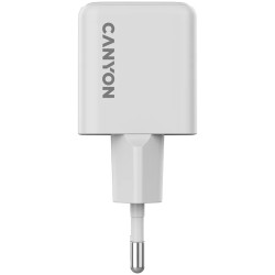 CANYON charger CU20AC GaN 20W 1xPD 1xQC EU White - 5