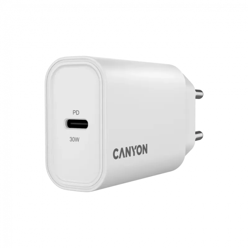CANYON charger OnCharge 30CL Max Power 30W 1xPD EU White - 1