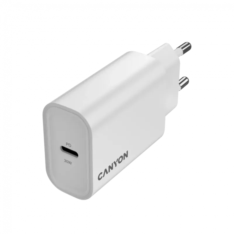 CANYON charger OnCharge 30CL Max Power 30W 1xPD EU White - 1