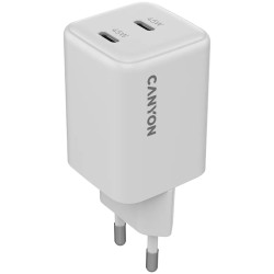 CANYON charger CU45CC GaN 45W 2xPD EU White - 1