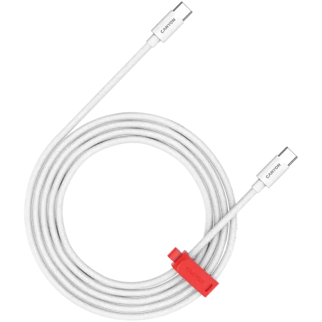 CANYON cable CC60AB C-C 60W Braided 1.2m White - 1