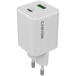 CANYON charger CU45AC GaN 45W 1xPD 1xQC EU White - 1