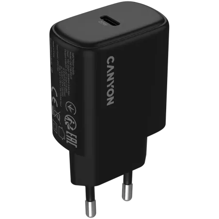 CANYON charger OnCharge 200 20W 1xPD EU Black - 1