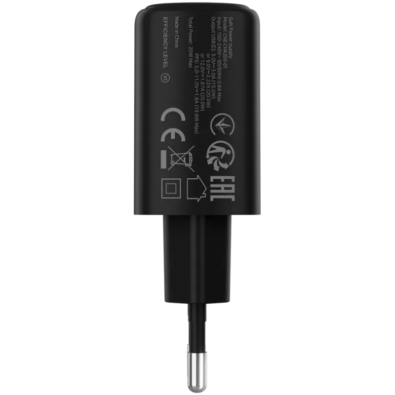 CANYON charger OnCharge 200 20W 1xPD EU Black - 1