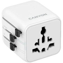 CANYON Travel Adapter OnTour One EU/UK/US/AUS White - 1