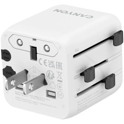 CANYON Travel Adapter OnTour One EU/UK/US/AUS White - 3