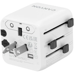 CANYON Travel Adapter OnTour One EU/UK/US/AUS White - 4