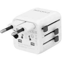 CANYON Travel Adapter OnTour One EU/UK/US/AUS White - 5