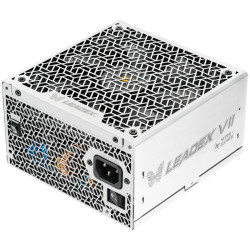 Super Flower Leadex VII XG 850W ATX 3.1, 80 Plus Gold, Fully Modular, Flat White Cables, 140mm Fan, 150mmx150mmx86mm, White, 10 