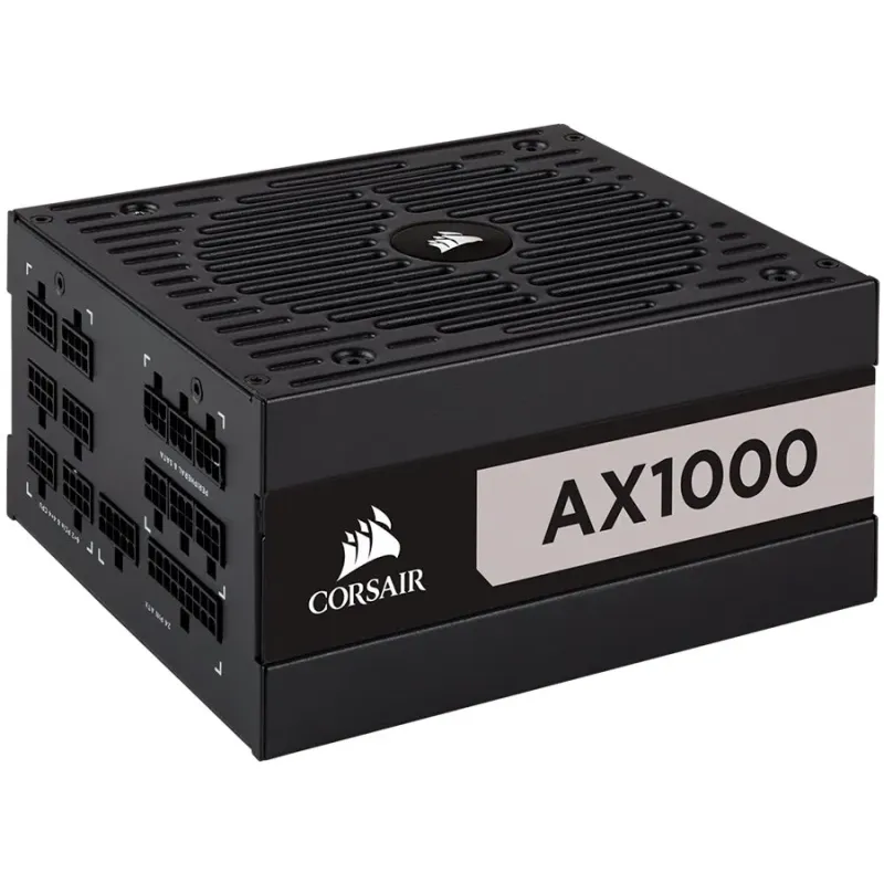 CORSAIR AX Series AX1000 — 1000 Watt 80 PLUS Titanium Certified Fully Modular ATX PSU (EU) - 1
