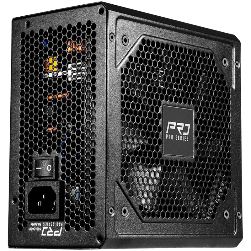 Asrock PRO-850G, 850W, 80 Plus GOLD, Non Modular PSU, 1x EPS 12V CPU(4+4pin), 2x PCIe (6+2pin), 2x 4-pin connectors, 4x SATA, OC