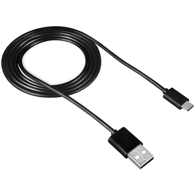 CANYON Micro USB cable, 1M, Black - 1