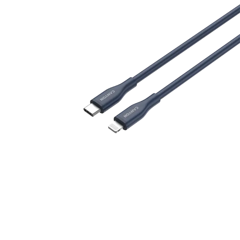CANYON cable CLNM60 C-L 60W MFI 1m Silicon Blue - 1