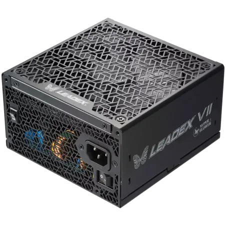 Super Flower Leadex VII Gold 850W ATX 3.0, 80 Plus Gold, Fully Modular, 12VHPWR Cable included, Compact 150mm Size, 140mm F.D.B 