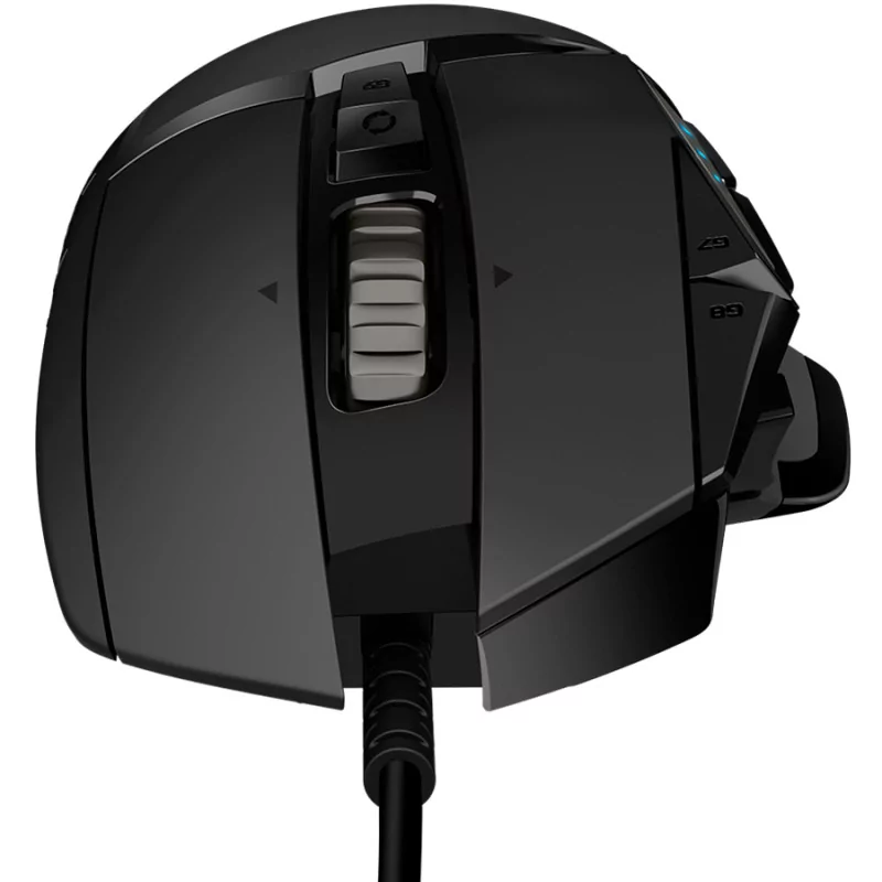 LOGITECH G502 Wired Gaming Mouse - HERO - BLACK - USB - EER2 - 6