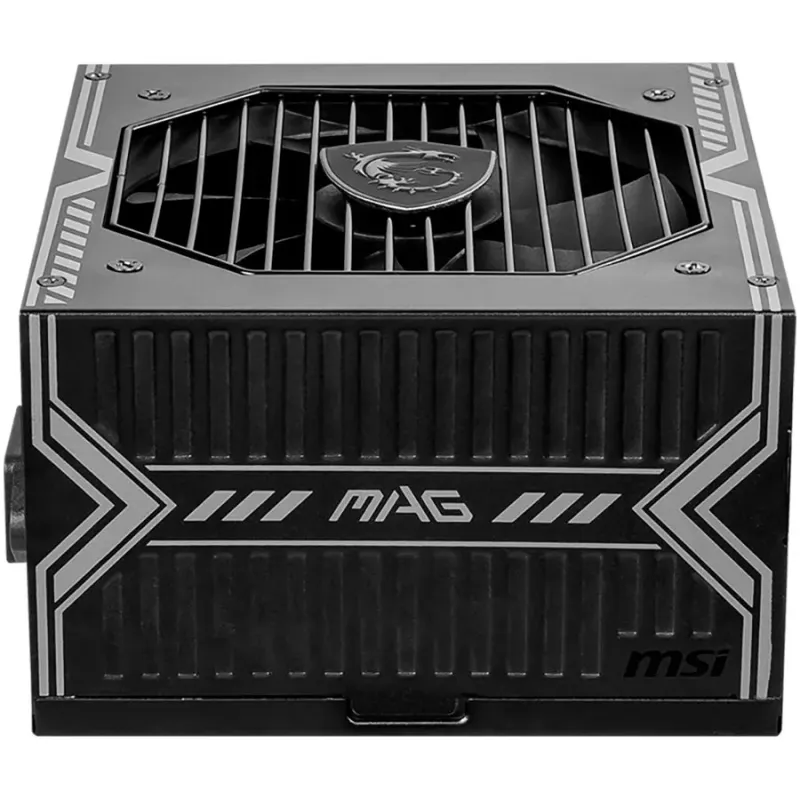 MSI MAG A650BN, 650W, 80 Plus Bronze, 120mm Low Noise Fan, Protections: OCP/OVP/OPP/OTP/SCP, Dimensions: 150mmx140mmx86mm, 5Y Wa