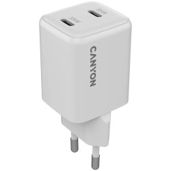 CANYON charger CU35CC GaN 35W 2xPD EU White - 1