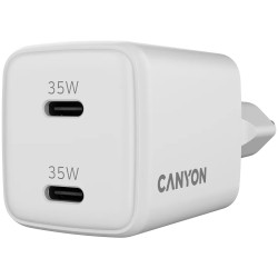 CANYON charger CU35CC GaN 35W 2xPD EU White - 4