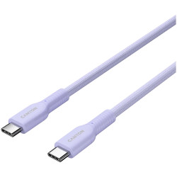 CANYON cable OnWire 60CL C-C 60W COLOR Braided 1m Purple - 2