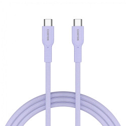 CANYON cable OnWire 60CL C-C 60W COLOR Braided 1m Purple - 4