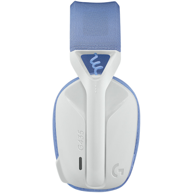 LOGITECH G435 LIGHTSPEED Wireless Gaming Headset - WHITE - 2.4GHZ - EMEA - 914 - 6