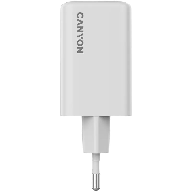 CANYON charger CU65ACC GaN 65W 2xPD 1xQC EU White - 1