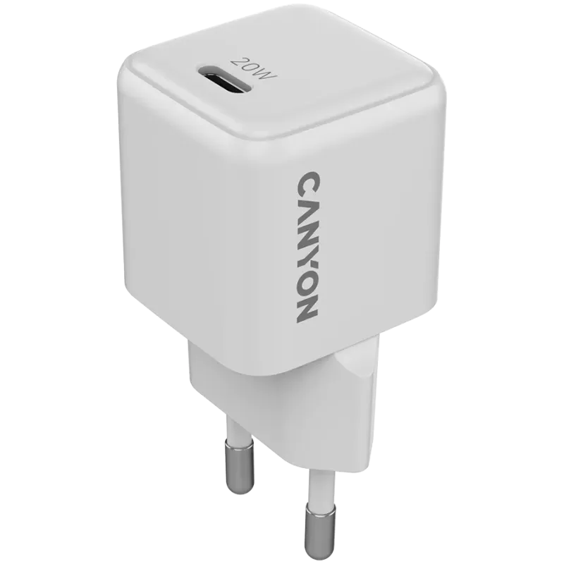 CANYON charger CU20C GaN 20W 1xPD EU White - 1